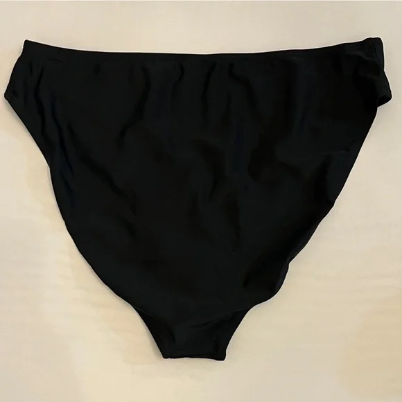 Tahari 3 Piece Black Bikini with Matching Sarong. size L. NWT. - Picture 9 of 13